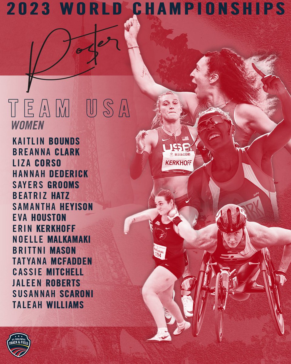 _Tim_Boss's tweet photo. @TeamUSA: RT @USParaTF: Locked in 🔒

Meet the 45 athletes selected to represent Team USA at the 2023 World Para Athletics Championships!

📰: https://t.co/8LN3sn0unj https://t.co/Pr6W6bewlP https://t.co/J8GsOoyvff