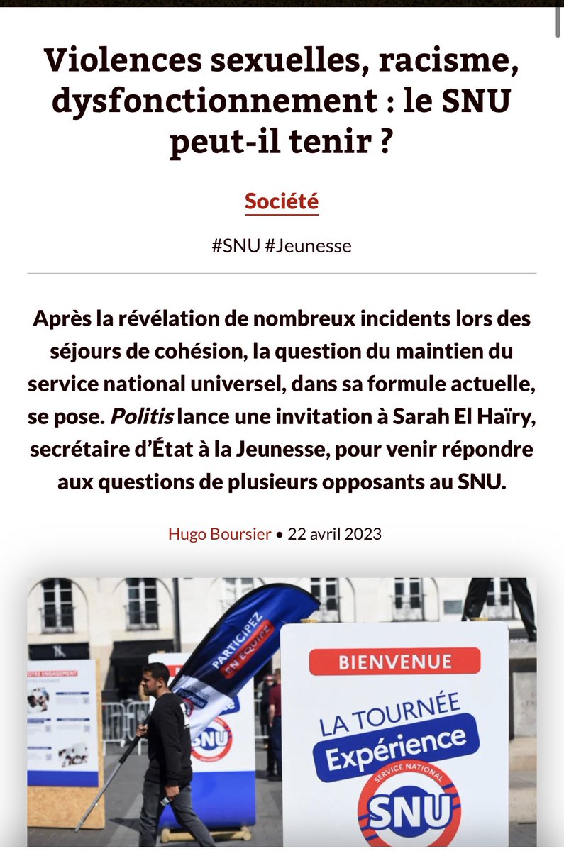 boujemaa_b's tweet photo. @sarahelhairy Flagornerie ! #SNU nouveau nom du bizutage et ça dure 10 jours. Viols, violences, vies en danger ⚠️.. #Formatage #Lobotomie @LDH_Fr @amnestyfrance @LouisBoyard @ALeaument @sandrousseau @CaronAymericoff @PhilippePoutou @RoyalSegolene @faureolivier @attac_fr @anatolium @libe https://t.co/ZFSTQ1NF30