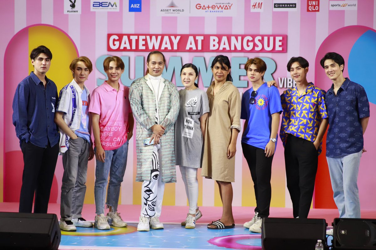 newstarthailand's tweet photo. "ภาพบรรยากาศงาน ""Summer Vibe Fashion Show with Playboy"" 
#summervibe #Fashionshow #Playboy #Gatewayatbangsue #AWC #Ultimatefun . #Familyexperience #family #stareminent #หล่อพร้อมใชั #playboyfashionthailand https://t.co/pcHPgiFslR