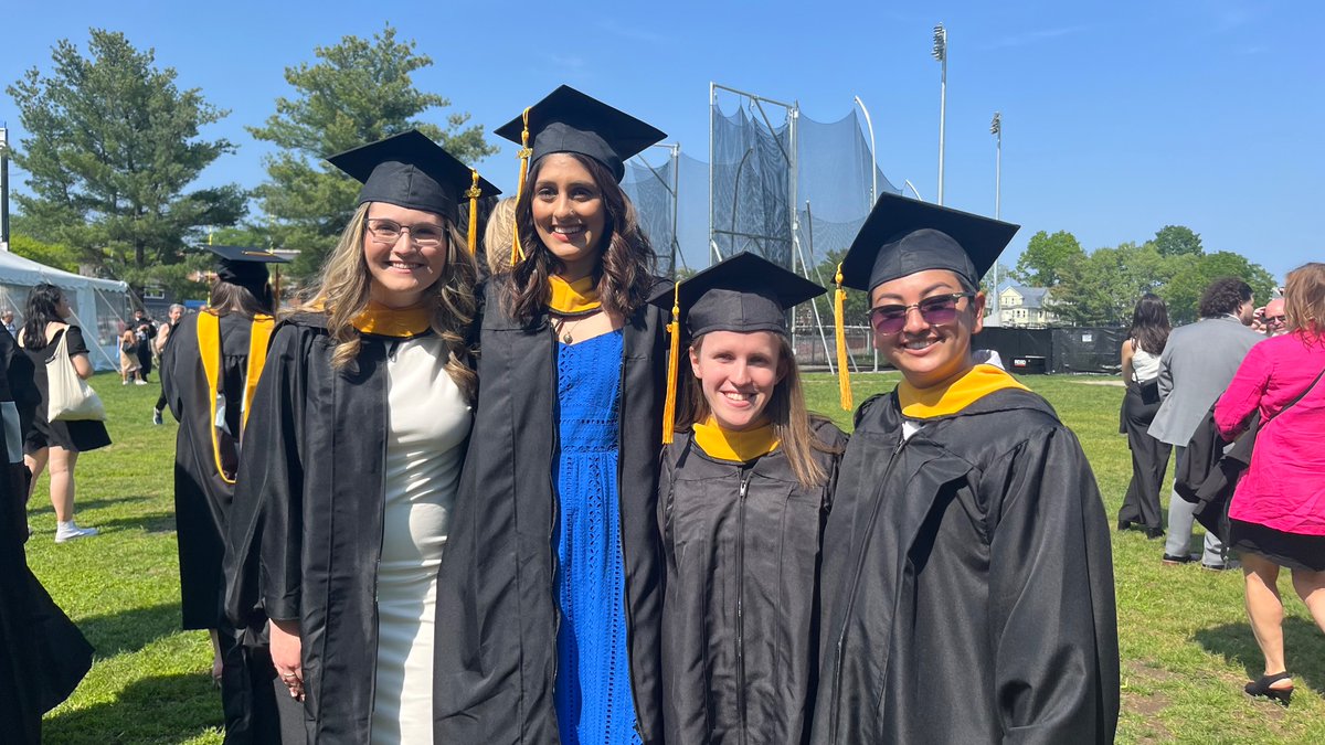 TuftsMedSchool's tweet photo. Our Graduate Programs students are getting ready to walk for commencement. Congratulations, Jumbos! https://t.co/E3g1Kt7EJs
