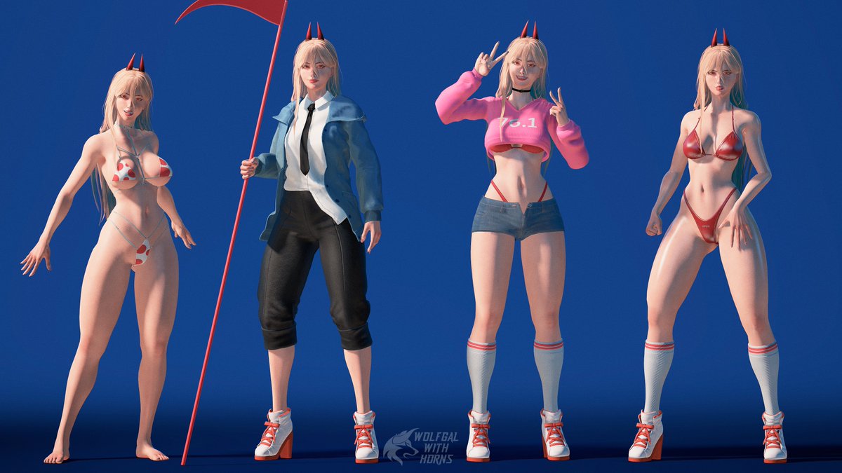 WolfGal_W_Horns's tweet photo. 🟢Chainsaw Man: Power release for Patrons!🟢

-For SFM and GMOD (as Ragdoll)  

Model by: @Studio_R2 
Port to SFM and GMod by: Me.  

Enjoy it!  

Link: https://t.co/uWODBr1JTQ

#SFM #SourceFilmmaker #ModelRelease https://t.co/doeL674nuu