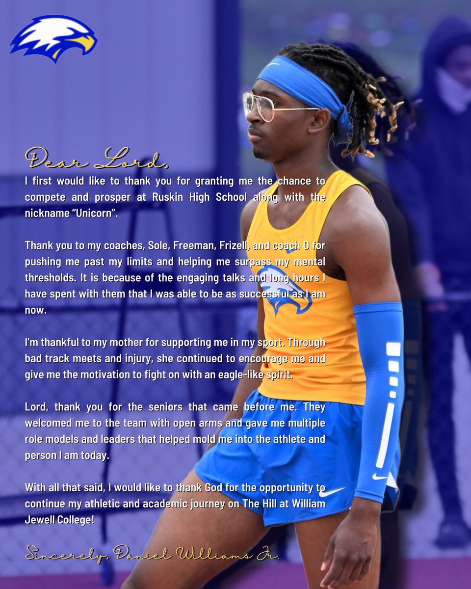 DanielWill_Jr's tweet photo. Dear Ruskin… @Ruskin_Eagles @TrackStars_RHS #unicorn https://t.co/FKwMtbtCWu