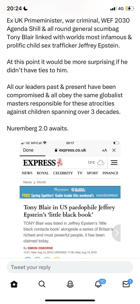 chatswithem's tweet image. Time for retribution 

It's time to shed light on the evil that exists 

There is a small group of people... Blair.... Gates..... Soros ... Schwab ... blackrock ... vanguard etc etc 

If the world didn't have these people .

The world would be good. 

#rootoutevil 
#rootouttherot