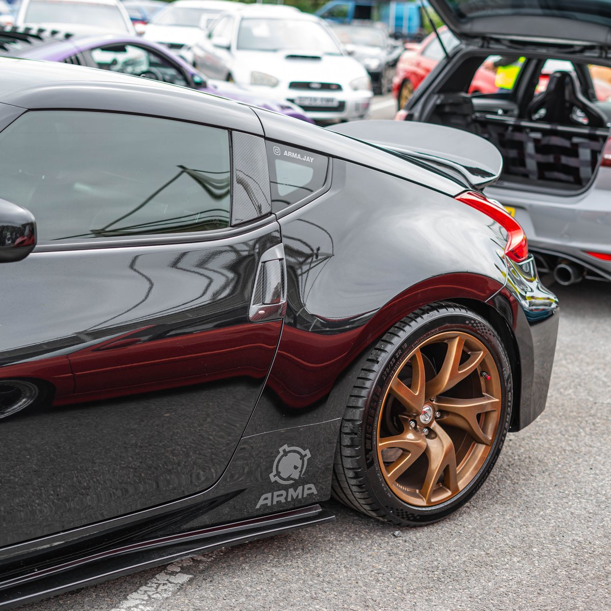 a few shots of my 370Z build so far from a recent show