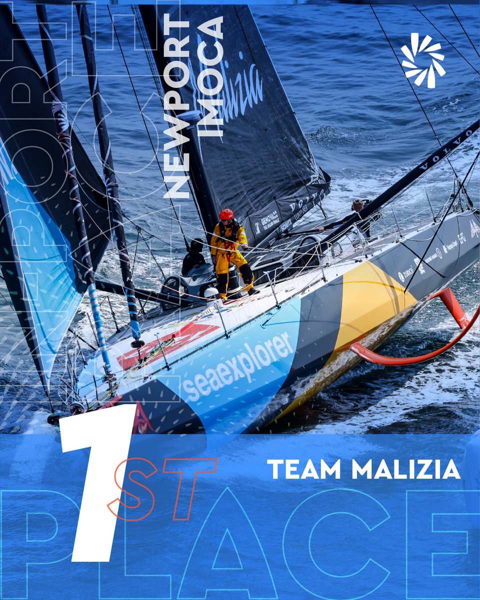 🇩🇪 #TeamMalizia wins the Newport In-Port Race! The German team, skippered by @borisherrmann is the first one to cross the scoring gate during this leg start and take the maximum 5 points! #TheOceanRace