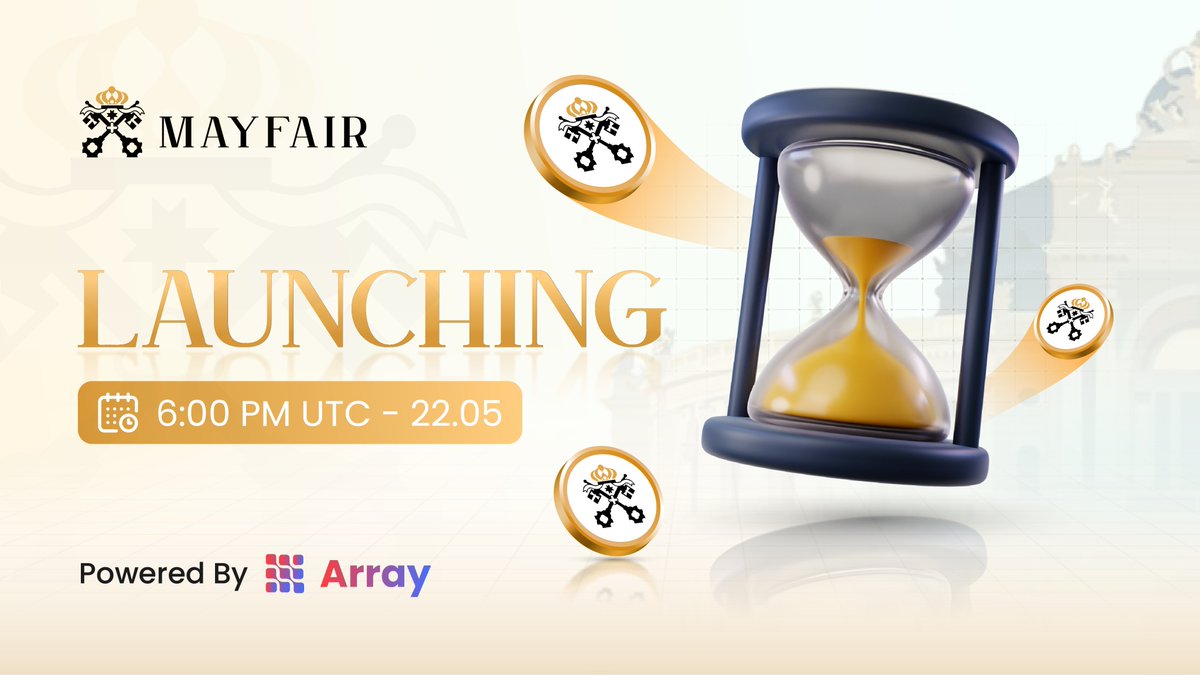 mayfairfund's tweet image. Announcing our Long awaited #Launch on #Arbitrum 
🕒Tomorrow 6PM UTC