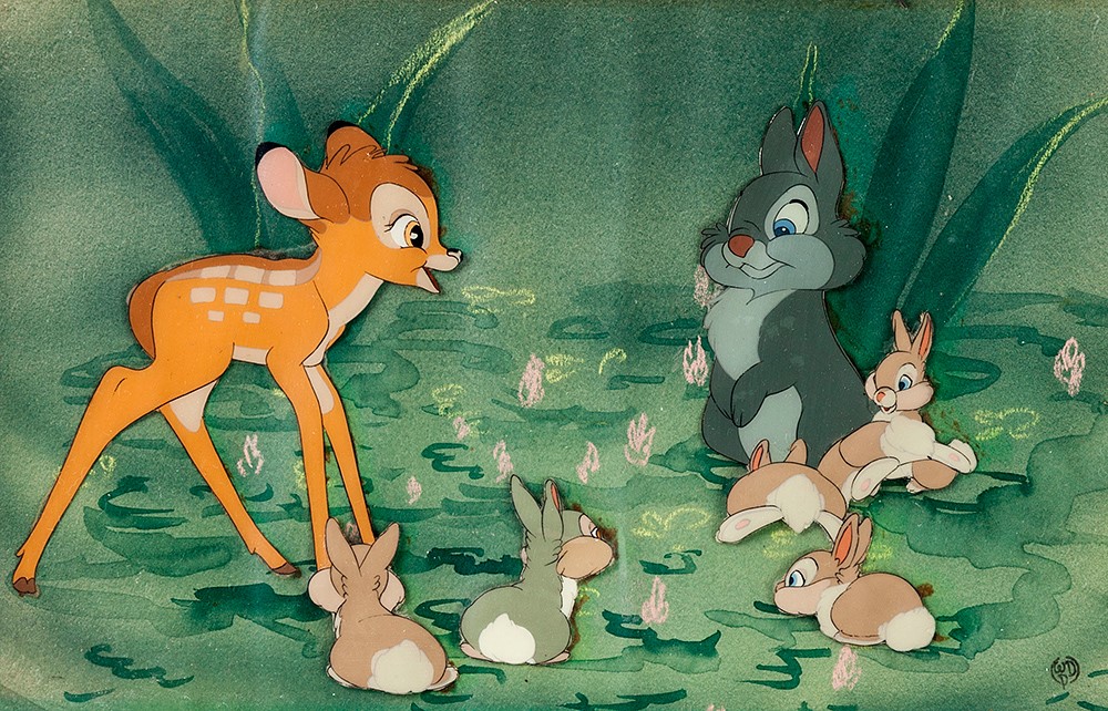 #Bambi Thumper #Disney #ProductionCel

Sold for $4,100 before 2015

More #AnimeCel & #Cels / #Cel here : facebook.com/media/set/?set…

#Anime #Animation