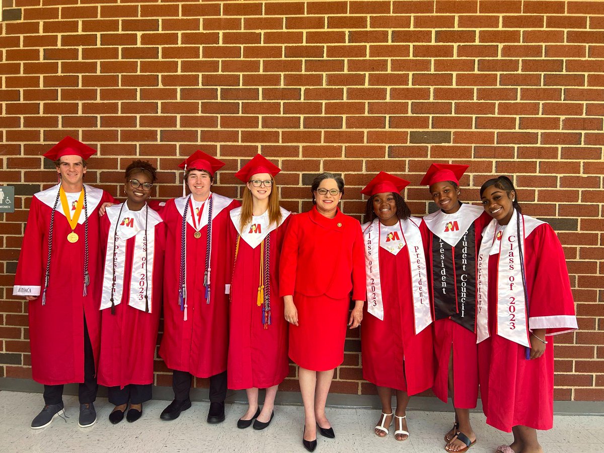 RepMcClellan's tweet photo. As the Valedictorian of the @MatoacaHighS Class of 1990, I was honored to return to my Alma Matter to keynote the 2023 Baccalaureate Service today.

Congratulations to the Class of 2023! I know that you will make #MatoacaProud! https://t.co/gqFvYF9pQN