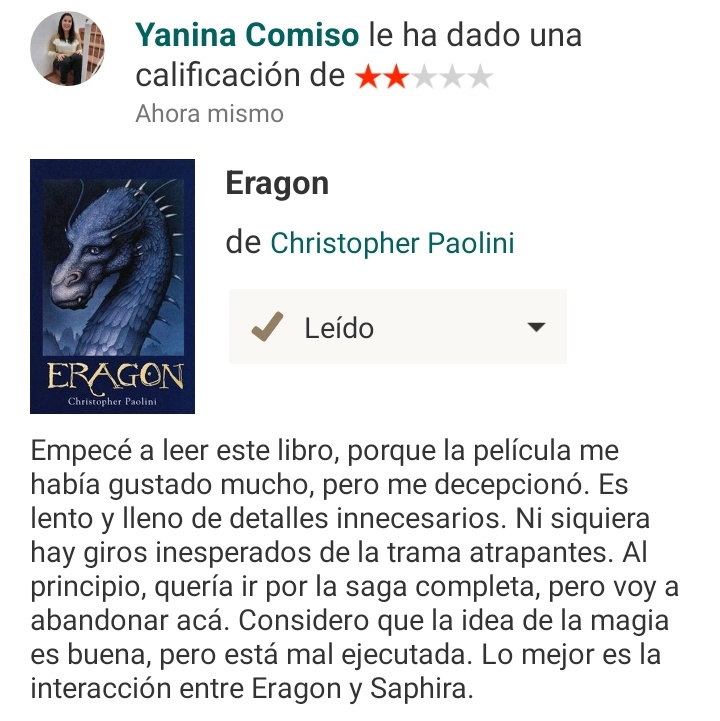 #Eragon
#SagaElLegado
#ChristopherPaolini