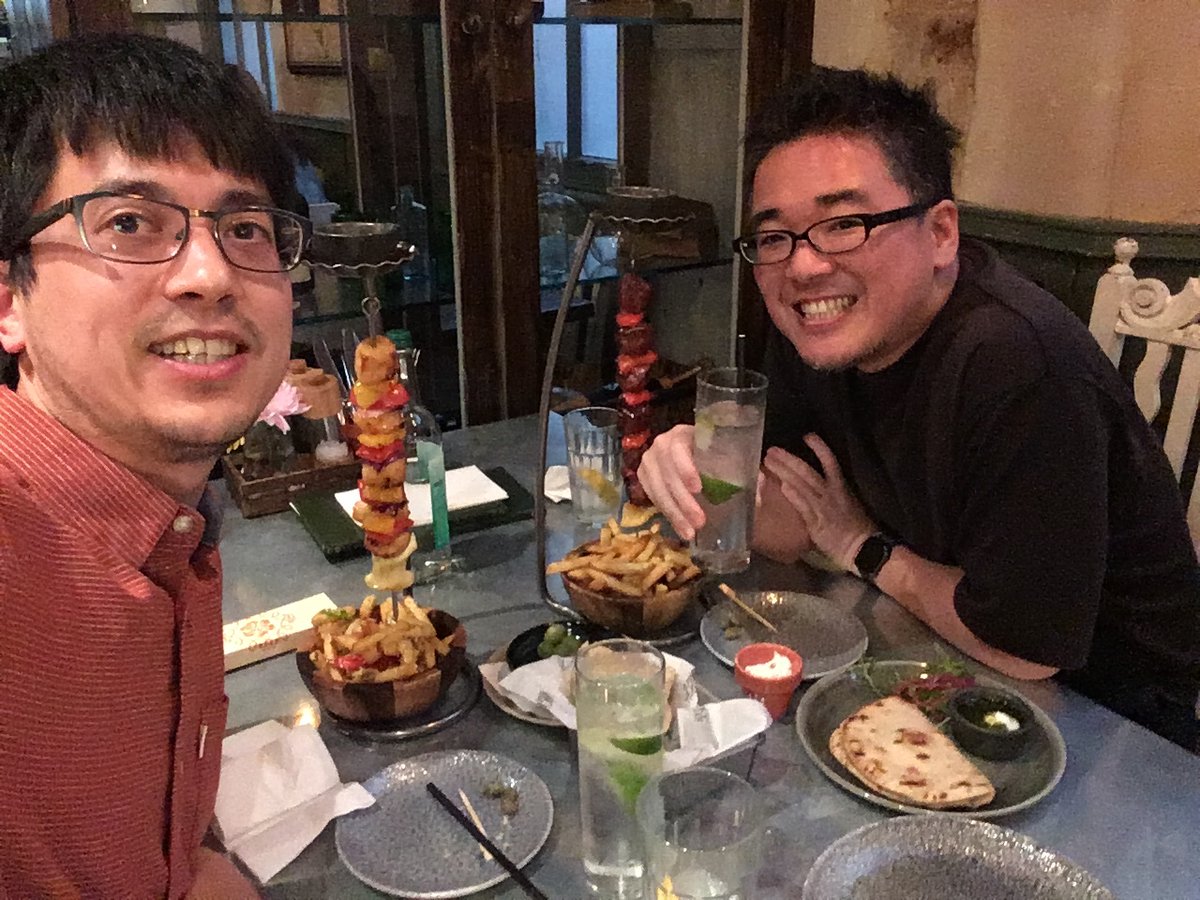Great start to the week - drinks and dinner with  <a href="/FurukawaG_Kyoto/">Shuhei Furukawa Group</a> on his first visit to Birmingham! Great to catch up with you Shuhei!