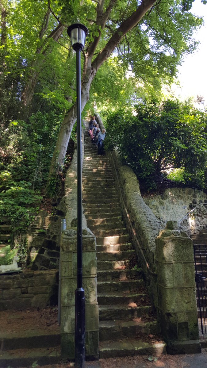 Walk Leader <a href="/SueLowday/">Sue Lowday</a> had two special guests on today's 'The Dickens Trail' walk.🥾

Ian Dickens, the great grandson of Charles Dickens &amp; Stephen Day - a descendant of the builders of Bonchurch who may have had a hand in making the infamous shower bath that Dickens commissioned.