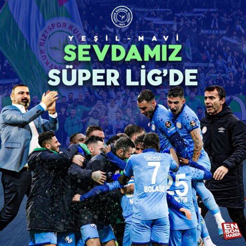 #Rizespor <a href="/CRizesporAS/">Çaykur Rizespor</a> #Atmaca <a href="/superlig/">Trendyol Süper Lig</a>! 
Emeği geçen herkese çok teşekkür ediyorum.Bu sene bizim senemiz olacak inşAllah.Tekrar süper ligde olmamız çok güzel 💙💚