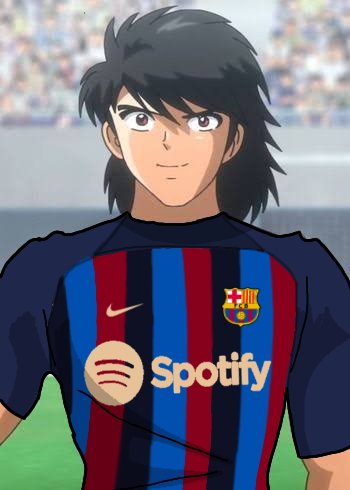 Listo, Kojiro Hyuga con la playera local del Barcelona de la temporada 2022-23

#FCBarcelona #ViscaBarca #Laliga #Anime #SuperCampeones #CaptainTsubasa #kojiroHyuga
