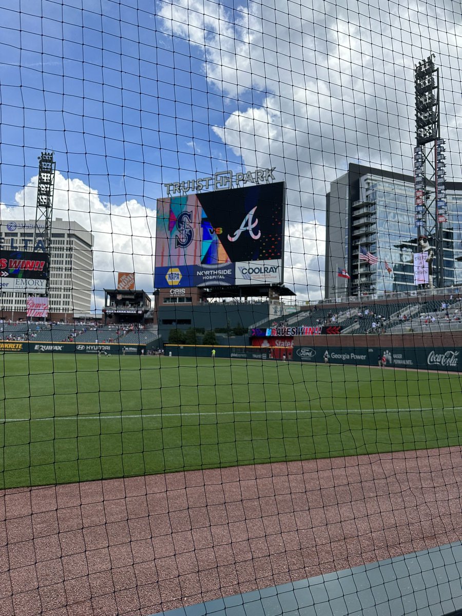 My one Braves game of the year.