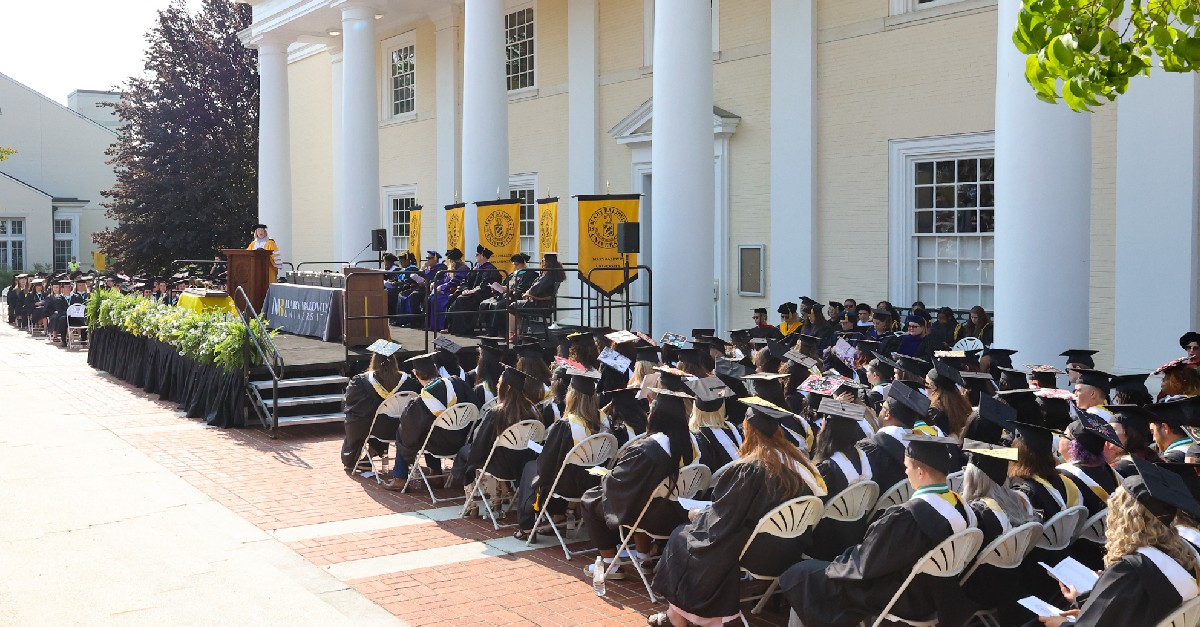 MaryBaldwinU's tweet photo. Congratulations to the class of 2023, who are now officially graduates of Mary Baldwin University! 🎉 Stay tuned for more commencement coverage throughout the coming week... 🎓 https://t.co/BPAHj4mOc1