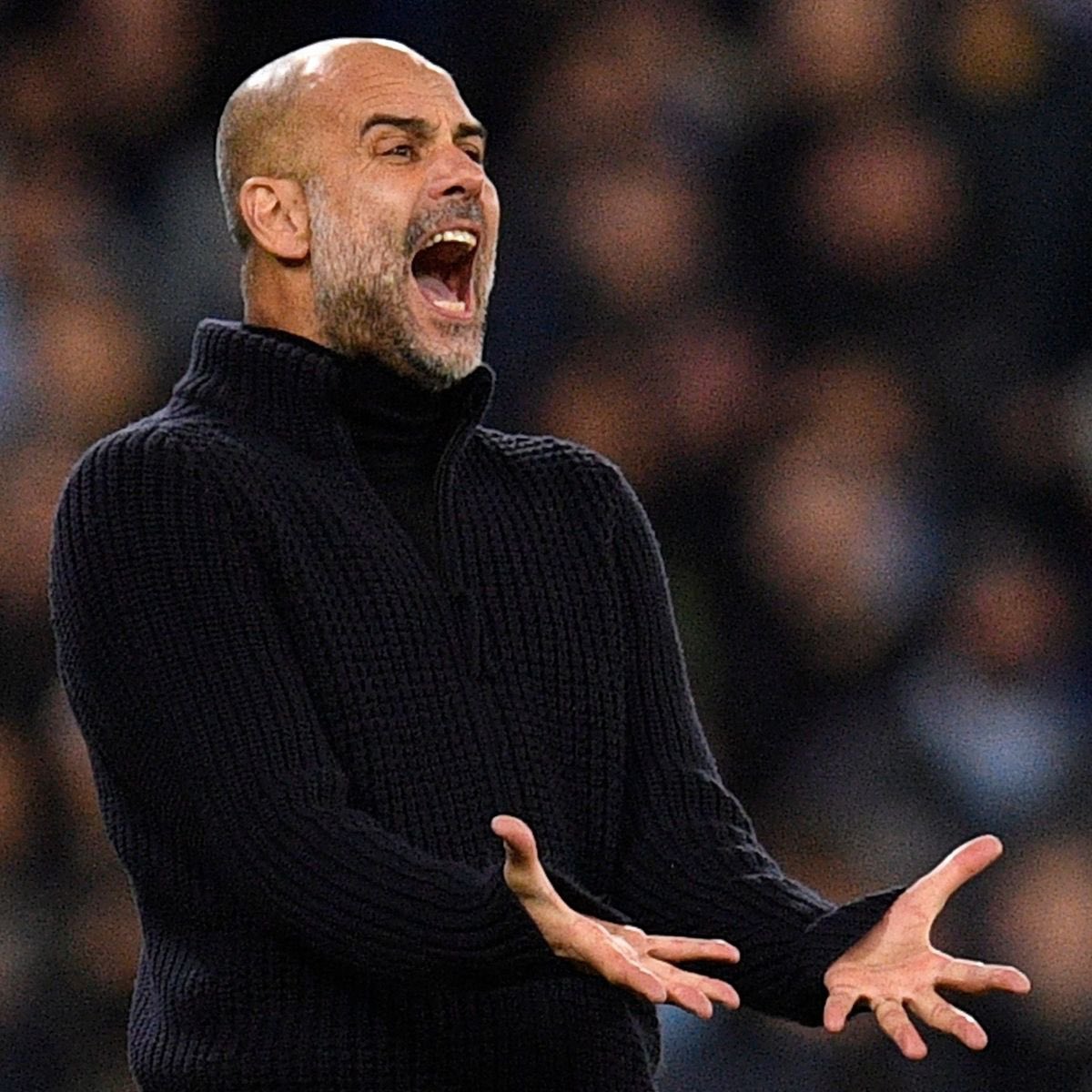MarkMurray__'s tweet photo. ⚽️ Pep Guardiola has helped lead Manchester to their 3rd Premier League title in a row 🏆

How has he done it? 

🌟 Secrets to Building High-Performing Teams: https://t.co/b1gbGXjoCs