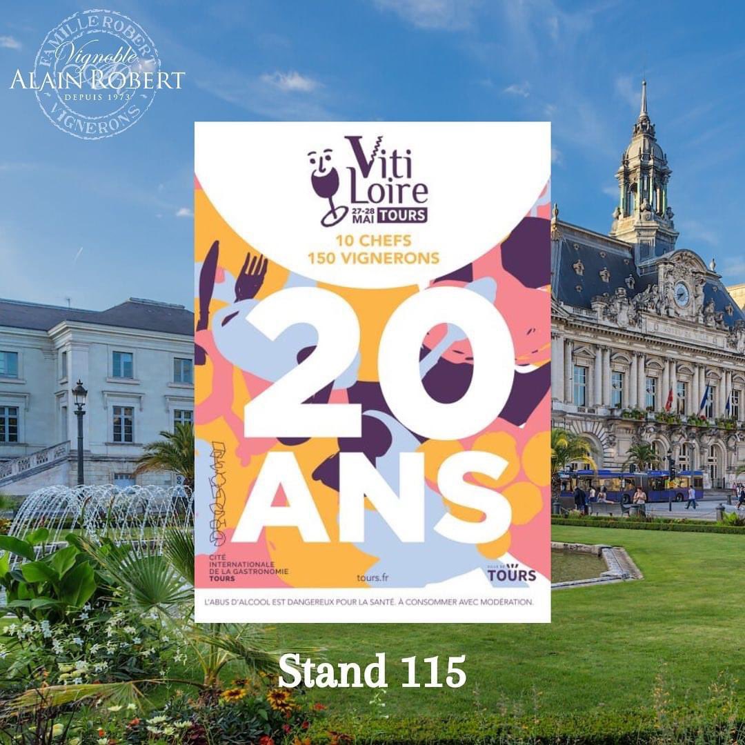 VignobleRobert's tweet photo. #FanDeChenin, retrouvez-nous aux 20 ans de #VitiLoire les 27 &amp; 28 mai prochains ! 🎉🍾
A cette occasion, nous vous ferons découvrir la nouvelle version de notre #Vouvray Sec « Empreinte »… millésime 2022. 🤗

👉 #Tours, boulevard Heurteloup, stand 115
🌐 https://t.co/p1YTeRuHUO https://t.co/EPfG00MbSv