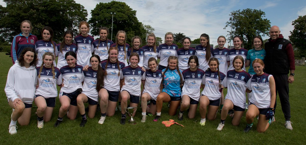 LKLadiesGaelic's tweet photo. Congratulations to Colaiste na Trocaire, Rathkeale on winning the Limerick PPS Junior Ladies County B Football Final in Cappagh GAA Club where they played Salesian Secondary College, Pallaskenry on Thursday last. Final score: 5-08 - 3-07. https://t.co/PpuLeXU5LT