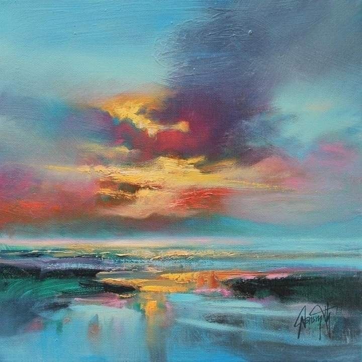 'There is nothing
more musical
what a sunset.'

- Claude Debussy

Painting by Scott Naismith