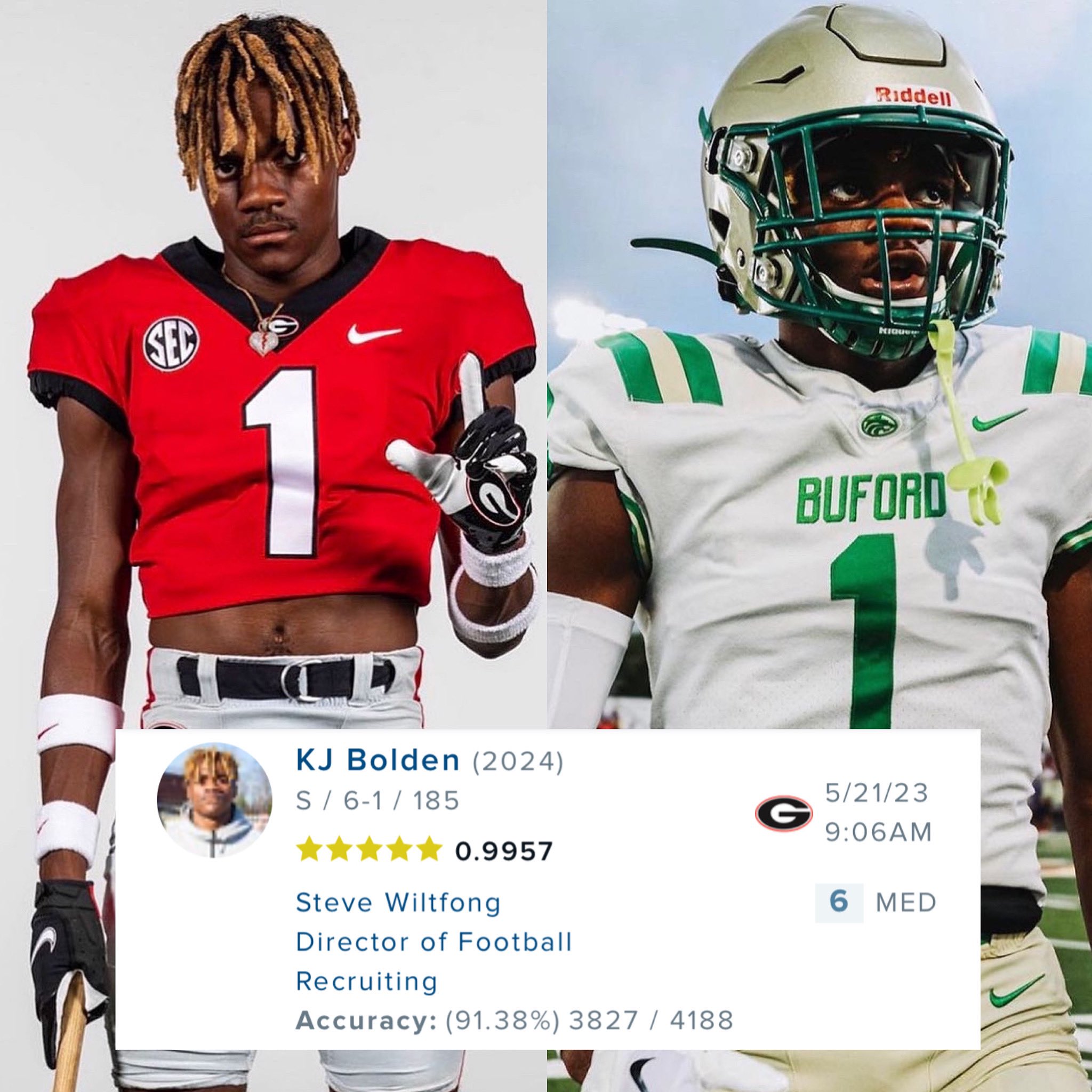 GSN on Twitter "5star Safety KJ Bolden has received a crystal ball to