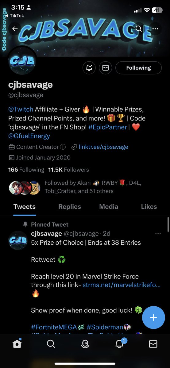 xyanfoshi's tweet photo. @cjbsavage @BriffaEvie Done,Hope I win this Amazing skin https://t.co/lu4F1doaA5