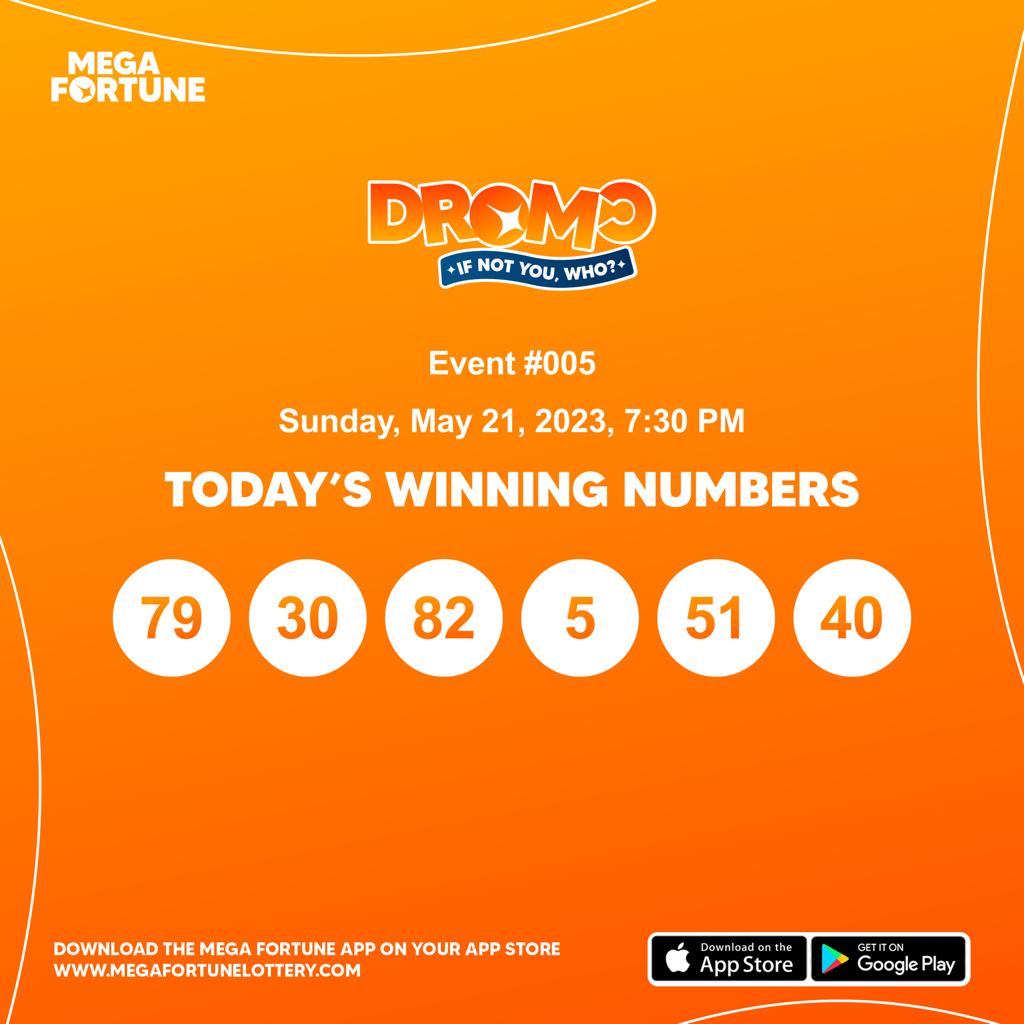 megafortune696's tweet photo. CONGRATULATIONS to all our lucky winners for today's DROMO game. Don't forget to play TWA DI tomorrow and you could be part of our MEGA winners #megafortune #dinumega https://t.co/qDf6sX6nUB