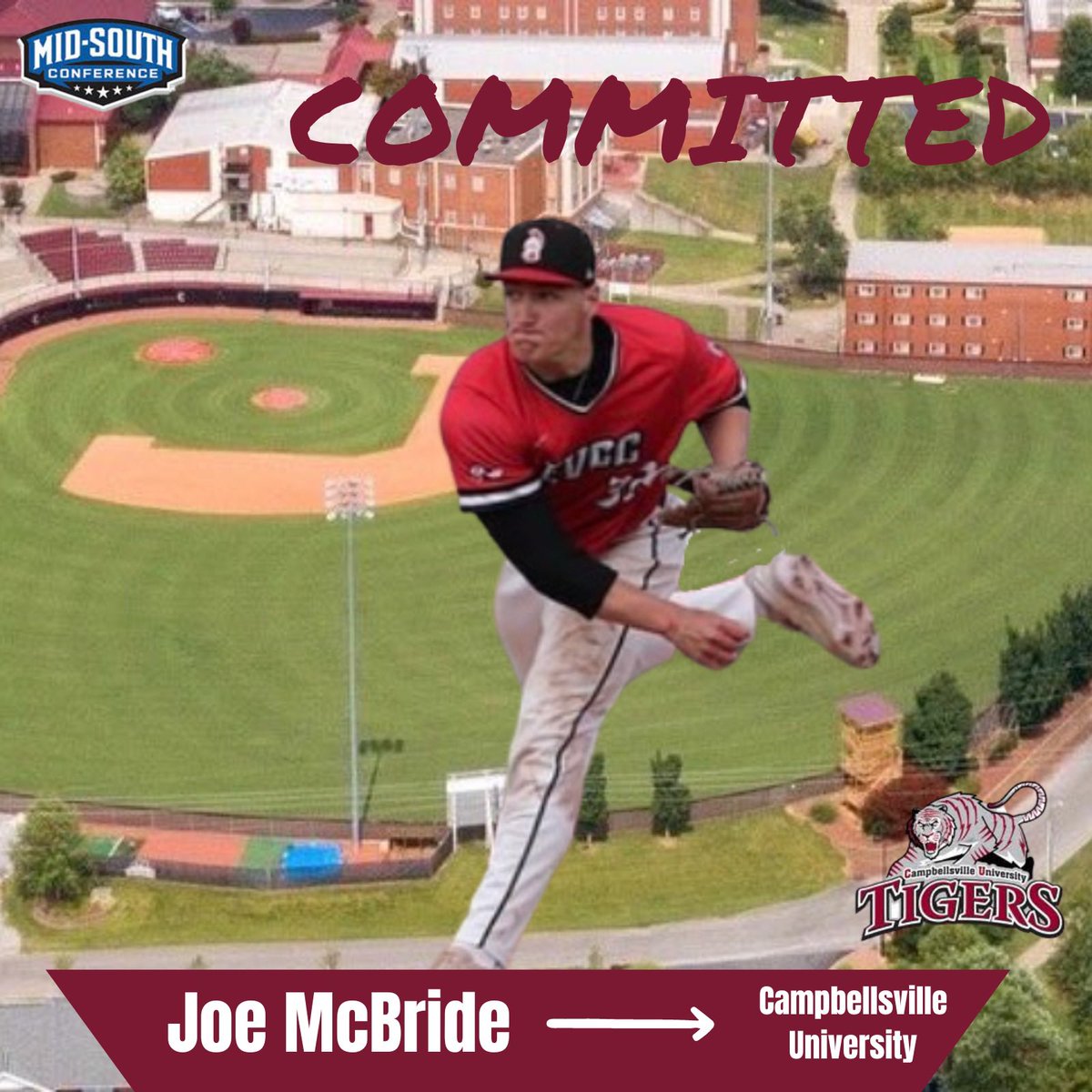 Joe McBride moving on to Campbellsville University! Congratulations Joe!