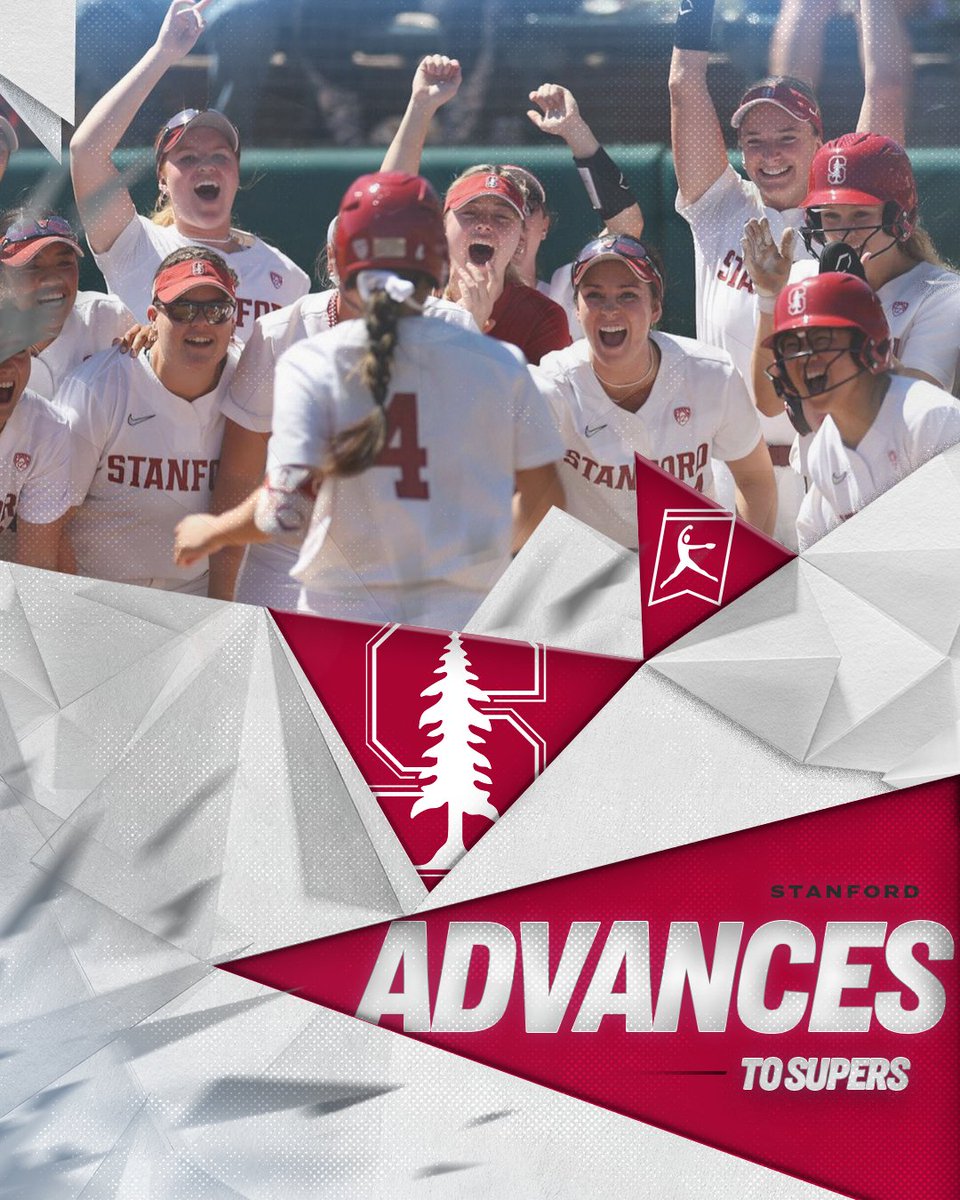 STANFORD ADVANCES TO THE SUPERS!!! 🌲

(9) @StanfordSball blows past Florida, 11-2, to clinch the Stanford Regional.

#RoadToWCWS