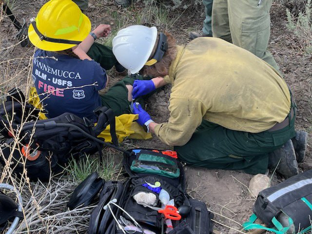 Today kicks off #NationalEMSWeek!

Throughout the week, we will be highlighting @BLMNational Fire’s Operational Medical Supprt Program (OMSP). 

Stay tuned for more information about the program and met a couple of the providers. 

#WeAreBLMFire #EMSWeek2023