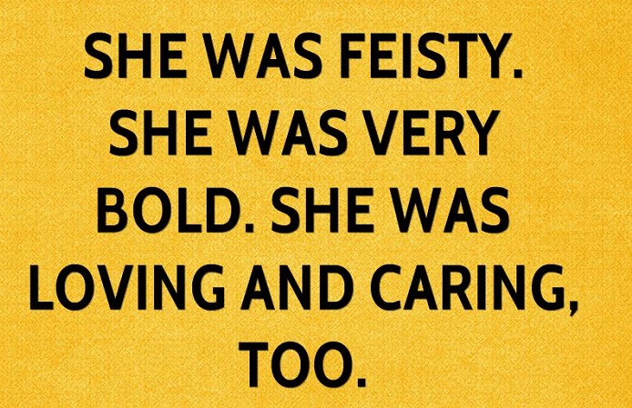 She was feisty. She was very bold. She was loving and caring too.

#ThinkBIGSundayWithMarsha #EndViolence #EliminateBullyingBasedViolence #SuicideAwareness #bullying #awareness #mentalhealth #humanity