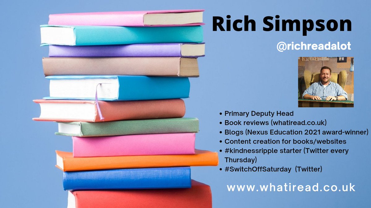 @EvoHannan @poppygibsonuk @tishrich @TeacherPaul1978 @diskon4no @mbfxc @ChrisQuinn64 @bbray27 @MrsHayesfam @GreenScreenGal Hi Evo and #GlobalStaffroomPLN 

I'm Rich, a primary Head of School, bookblogger and #kindnessripple starter

This week is planning for transition and move up days

Tags under the pic ❤️🌊