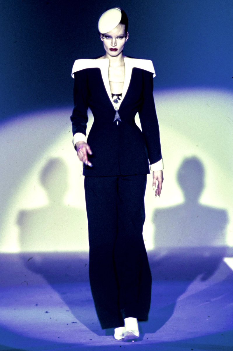 dominique jackson as elektra abundance wearing vintage thierry mugler spring 1997 rtw in the pilot episode of ‘pose’