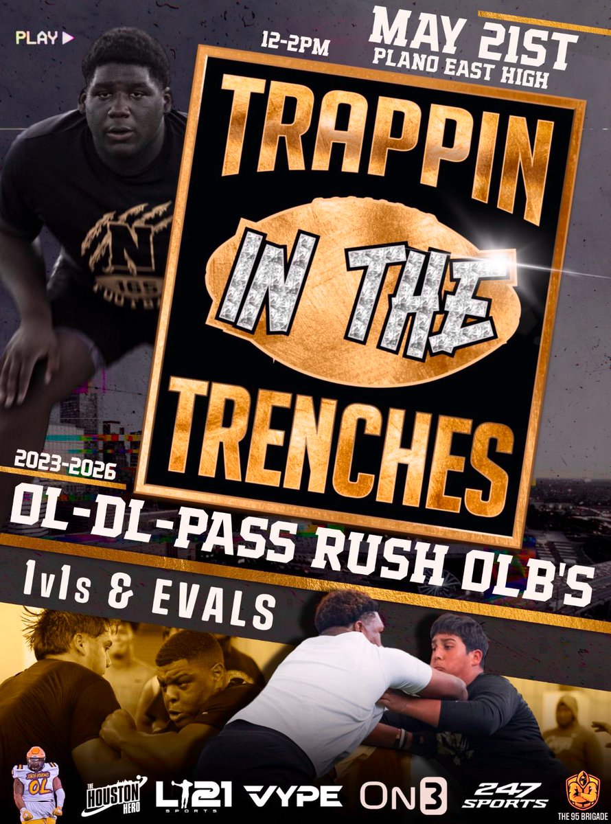 CKennedy247's tweet photo. Great day at #TrappinInTheTrenches, glad this camp series is back

My guys @ZachIsGreat_ &amp; @TheHoustonHero are two of the best for a reason, can’t wait for the next💯

The OL MVP- @BerryAmarion75 
The DL MVP- @MAOkwura https://t.co/46TB8qov5M