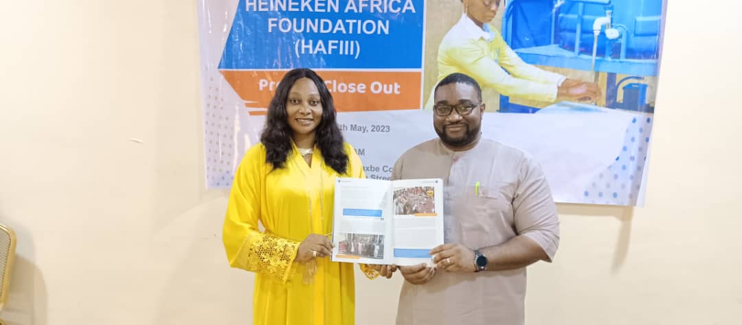 We also used this opportunity to share the #ClaimYourWaterRights report that was launched at the #AllSystemsConnect2023 Symposium, with the Special Adviser to the Governor of Enugu State, on Water Resources.