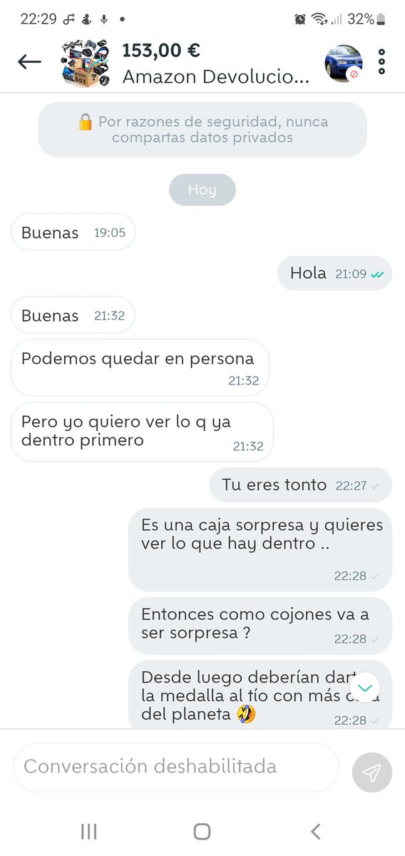 Estupidos los hay en todos lados !