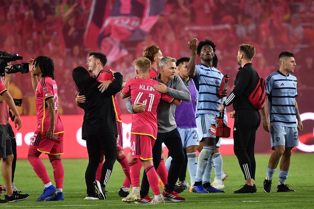 Extremely grateful to make my MLS debut last night for this club! From a young age I was taught about the history of St. Louis soccer from my dad and grandpa. I am proud to be apart of a club that continues to build on that tradition👊 #AllForCITY