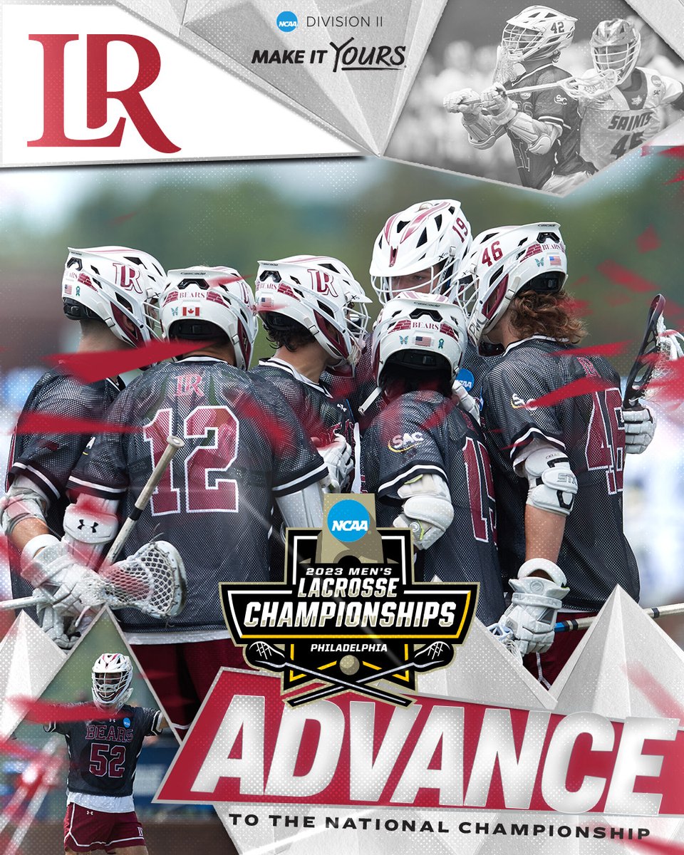 NATIONAL CHAMPIONSHIP BOUND‼️

Congratulations, <a href="/LRUMLAX/">LR Mens Lacrosse</a>💪

#MakeItYours | #D2MLAX