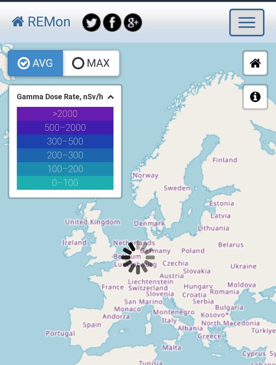 robinmonotti's tweet photo. ☢ British Depleted Uranium Explosion Cover-Up?
The Live Map of Radioactivity Environmental Monitoring (REM) group of the Joint Research Centre (JRC) of the European Commission HAS STOPPED LOADING ⚠️
https://t.co/4gu04efWE5 https://t.co/nhFo2gNPvo