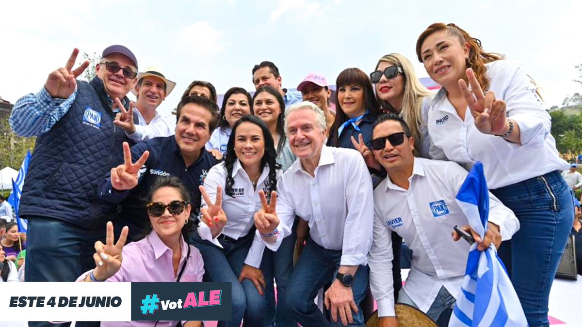 Trabajamos en unidad y con compromiso con los #panistas por las familias mexiquenses y nuevamente vamos a demostrar de qué estamos hechos. Hoy, ya los alcanzamos y les #VamosAGanar la gubernatura del #Edoméx. #AleGobernadora #UnirEsResolver #VotALE #Toluca
