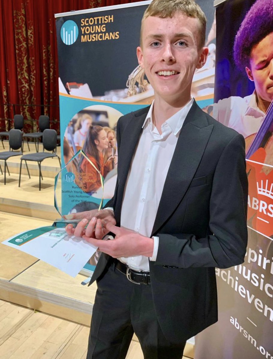 Huge congratulations to Will Archibald on coming second place in Scottish Young Musicians final today @RCStweets You played wonderfully and should be very proud of yourself. 🎵 Thank you support team- @AlexMcQuiston, parents and teachers at Langholm Academy @SYMusicians