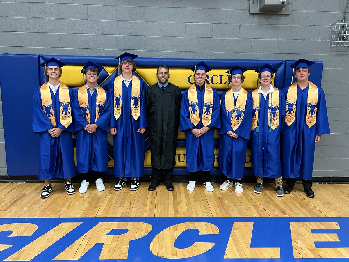 Congratulations to these tennis seniors on their graduation today. Thank you gentlemen for all of your hard work. Good luck with all of your future endeavors! #NoMoreBrokenRackets