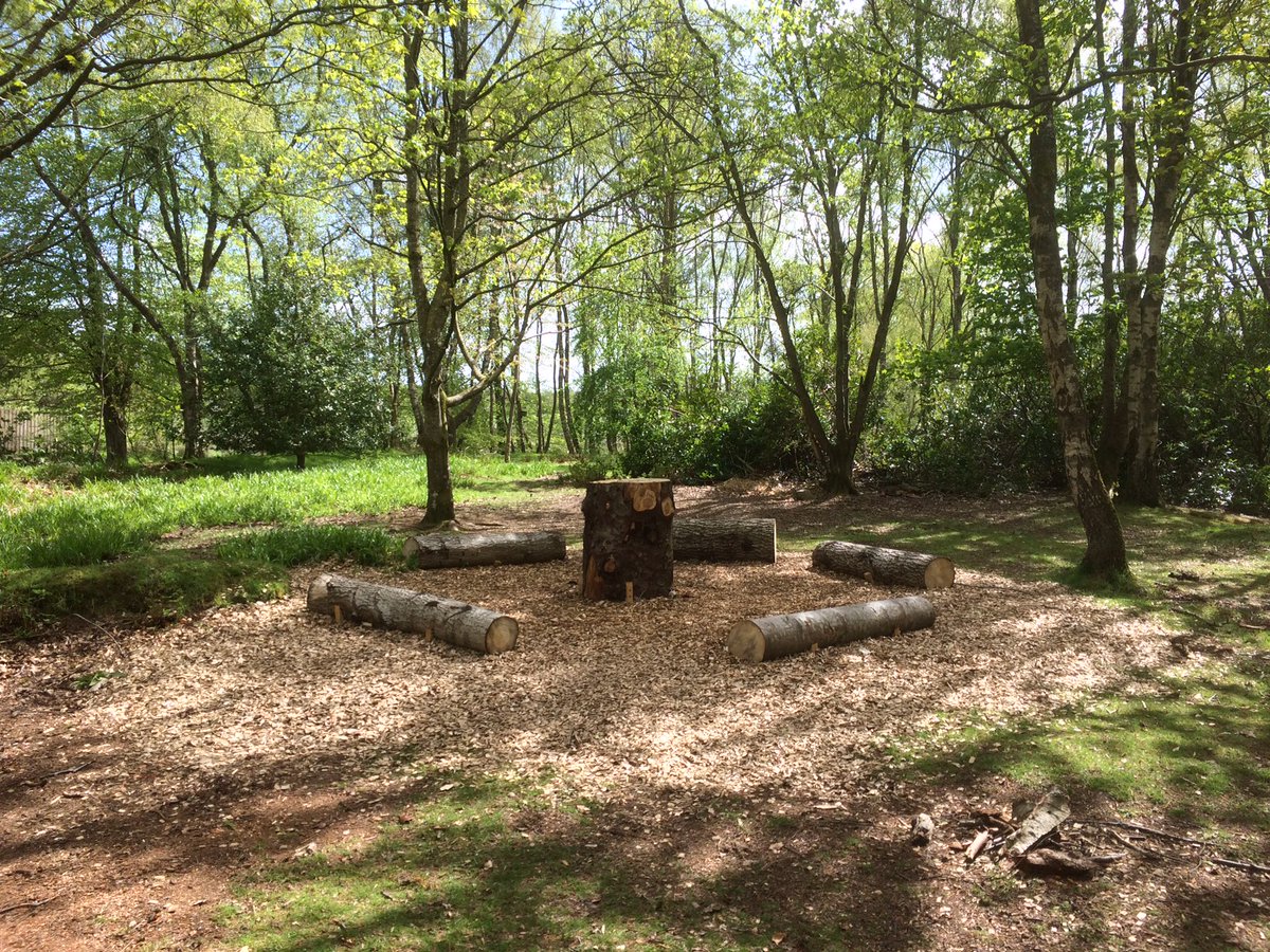 Great boost for #environmentaleducation at <a href="/AdenCountryPark/">Aden Country Park</a> with the installation of a pond dipping platform and a new #outdoorlearning log circle.  Looking forward to using them with school groups.