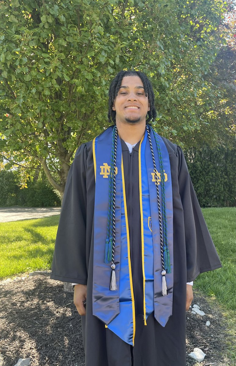 Officially a Notre Dame alumni☘️