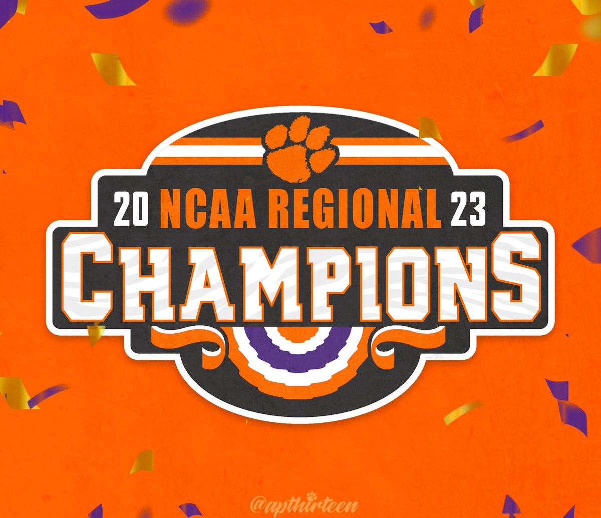 For the second straight year, the Clemson Tigers are Regional Champions and will head to Oklahoma for a Super Regional! 

Congratulations, <a href="/clemsonsoftball/">Clemson Softball 🥎</a>! 🐅