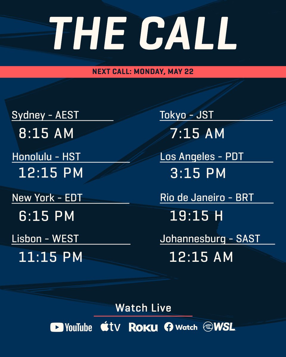 #surf wsl: The GWM #SydneySurfPro is ON HOLD. 
Next call: 8:15 am AEST
<a href="/OriginalBonsoy/">Bonsoy</a> <a href="/destinationnsw/">Destination NSW</a>