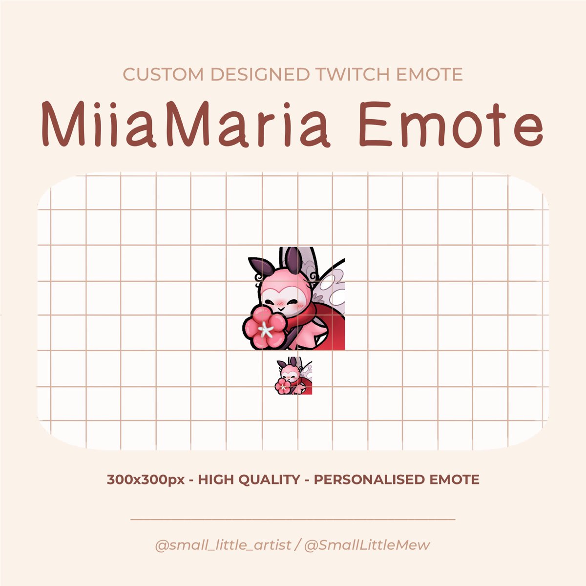 Another emote commission complete! Thank you so much to @miiamariak for commissioning me! I had so much fun working on this cutiepie! 🥰💕

#emotecommission #emote #commission #twitchemote #emoteartist #customemote #chibiemote #chibi #anime
