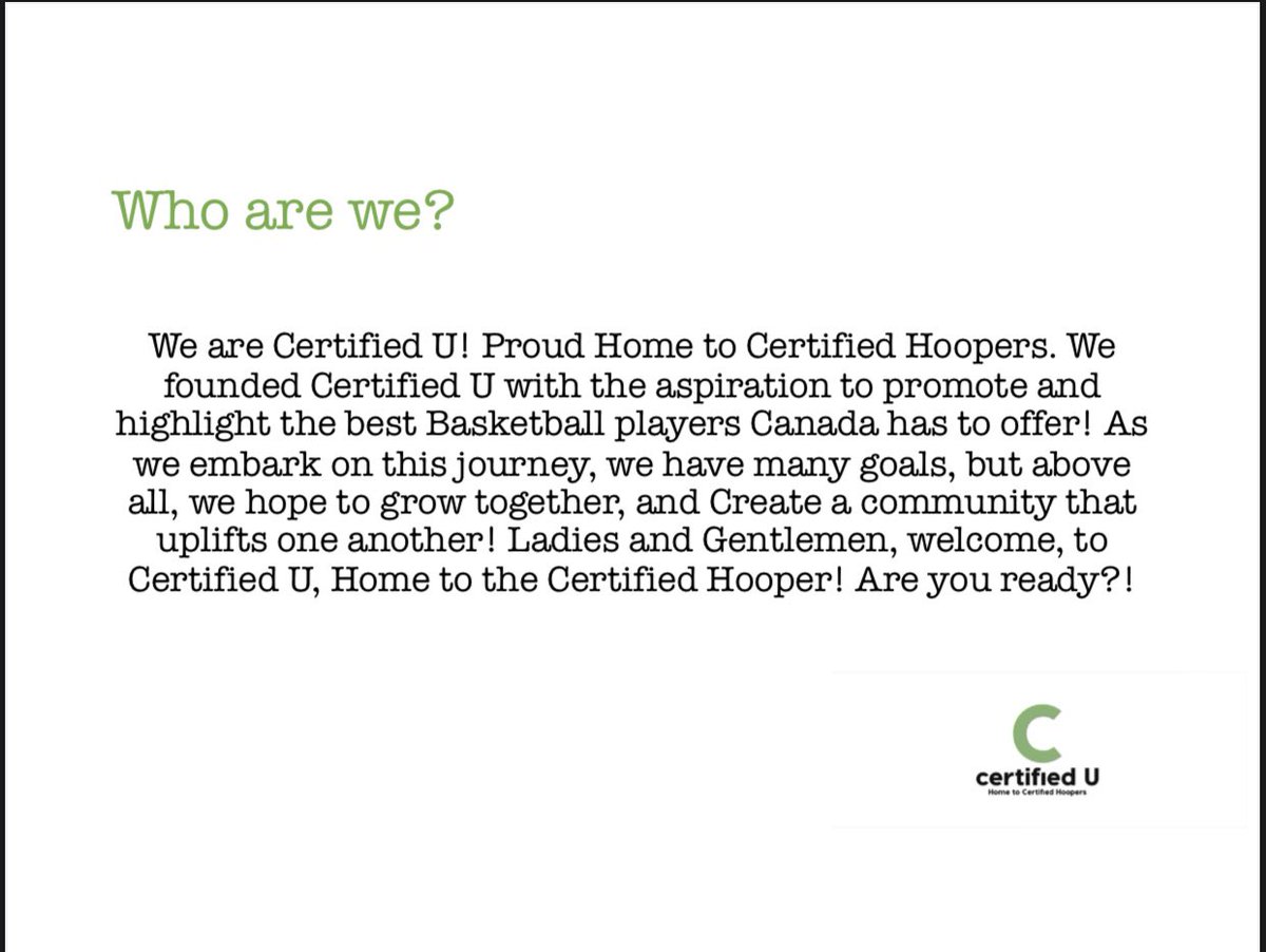 Certified U tweet media