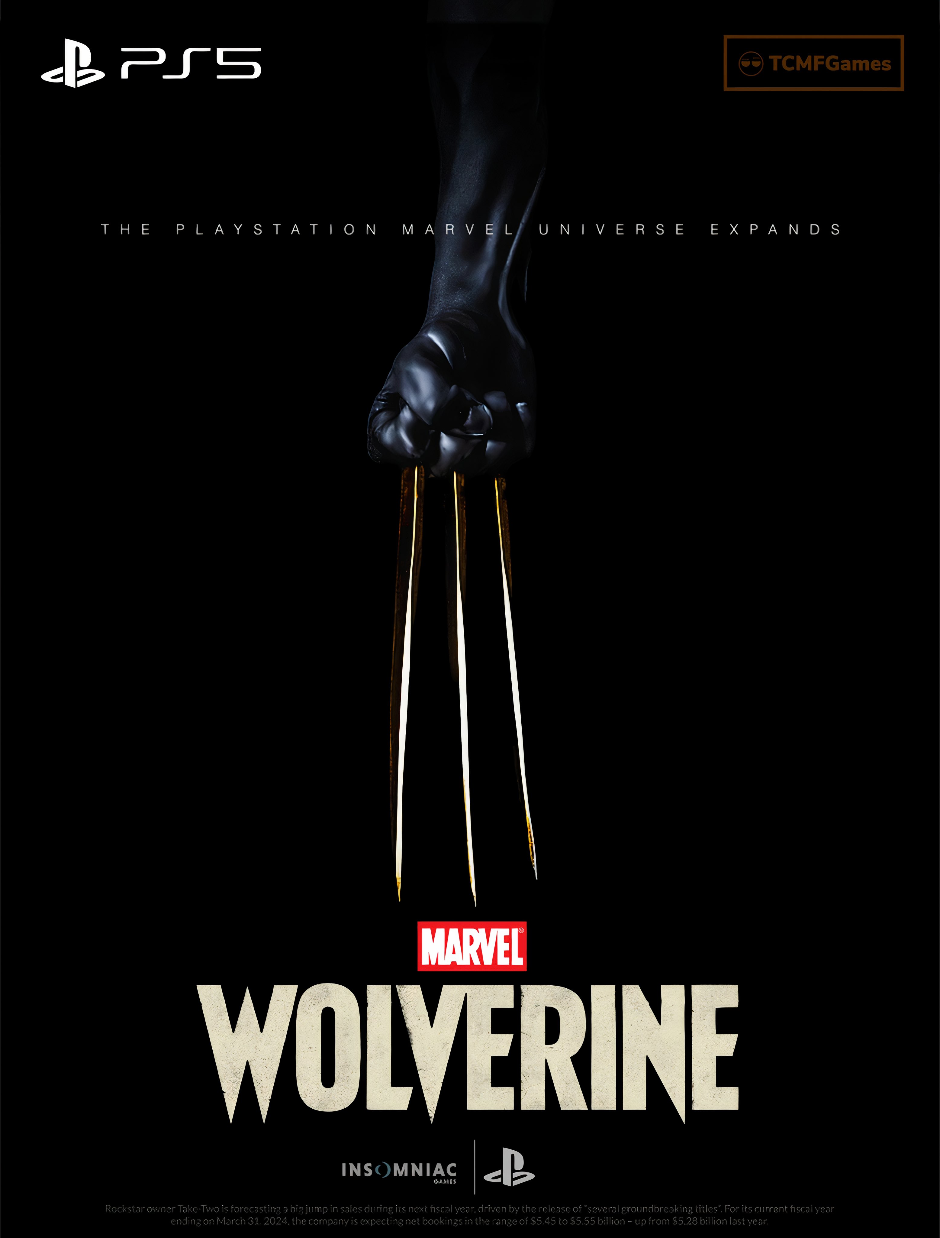 TCMFGames on X: Wolverine teaser at the PlayStation Showcase would be wild  👀 🐺 - PS5