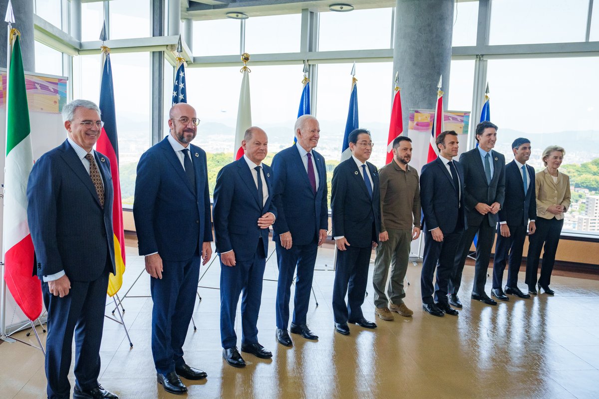 Together, with the entire G7, we have Ukraine's back.
 
And, like I promised President Zelenskyy, we're not going anywhere.