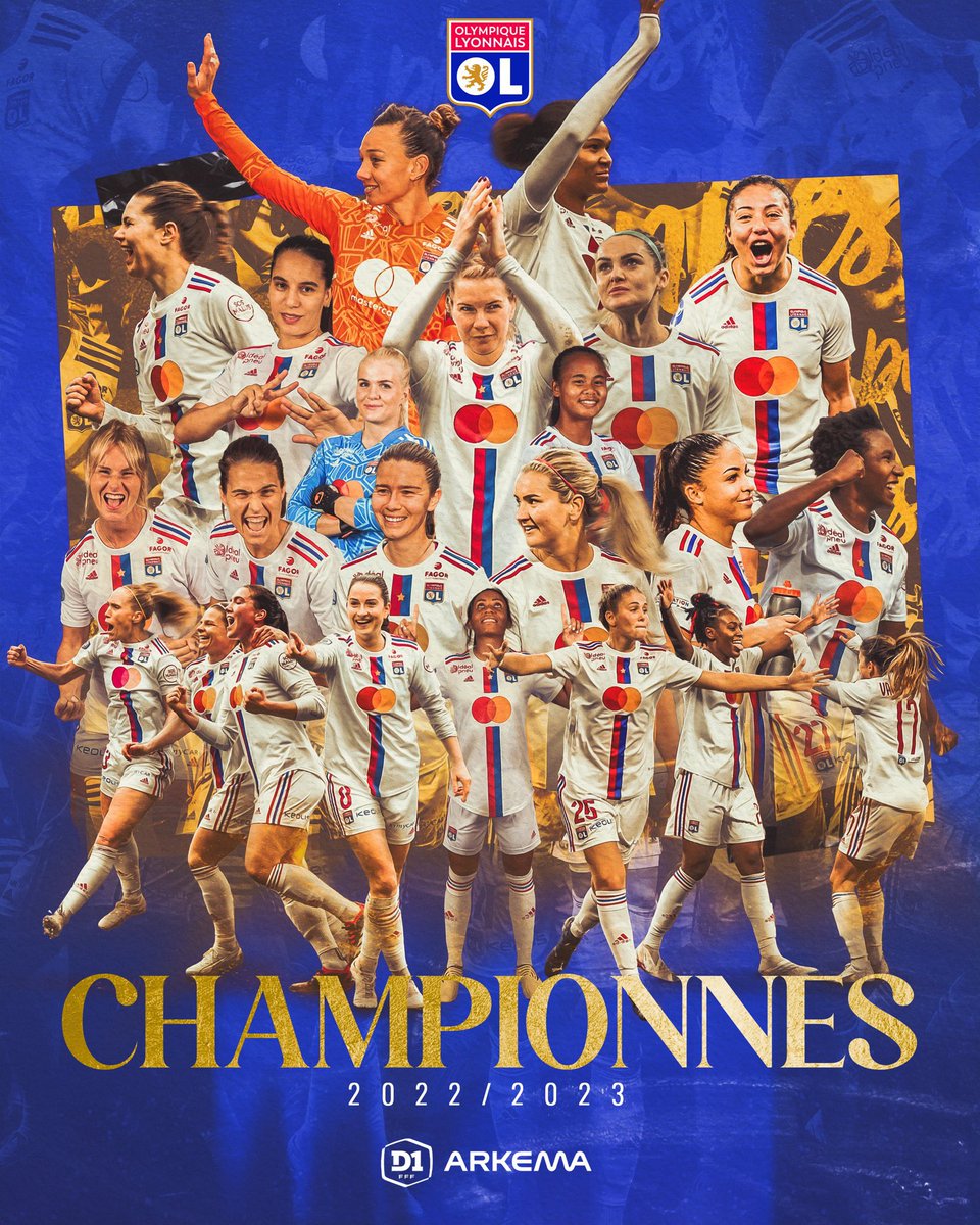 s_lafrance's tweet photo. L’Olympique Lyonnais remporte son 16e CHAMPIONNAT DE FRANCE ce soir après sa victoire contre le PSG (0-1) 🏆

#PSGOL #D1arkema https://t.co/3tDXZsnjfu